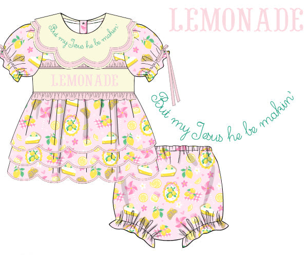 Lemonade Girls Diaper Cover Set