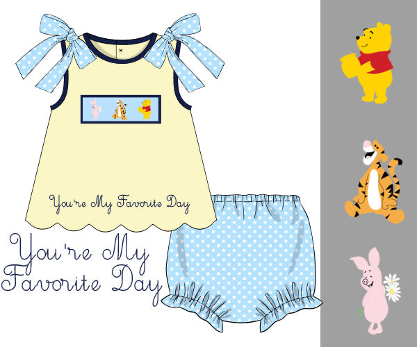 You're My Favorite Day Diaper Cover Set