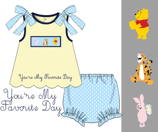 You're My Favorite Day Diaper Cover Set
