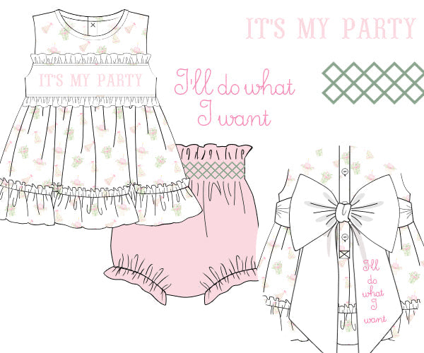It's My Party Diaper Cover Set