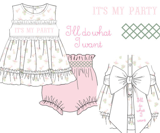 It's My Party Diaper Cover Set