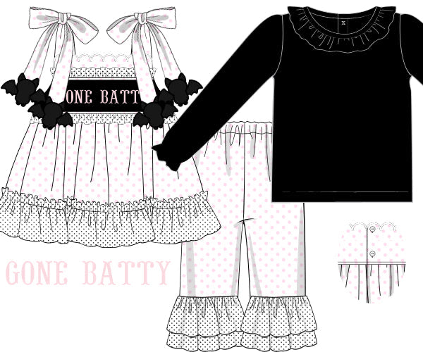 Gone Batty Pant Set