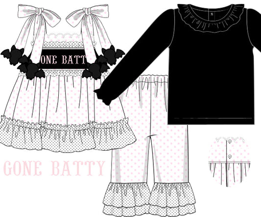 Gone Batty Pant Set
