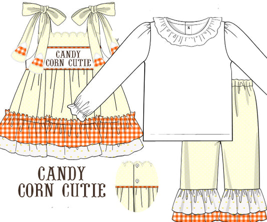 Candy Corn Cutie Pant Set