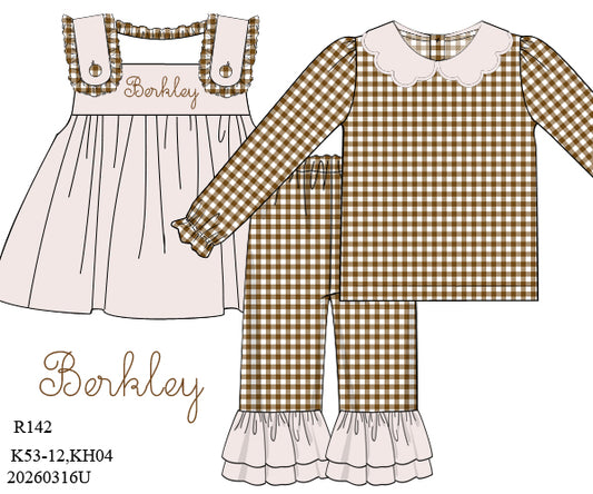 Custom Name Girls Pant Set