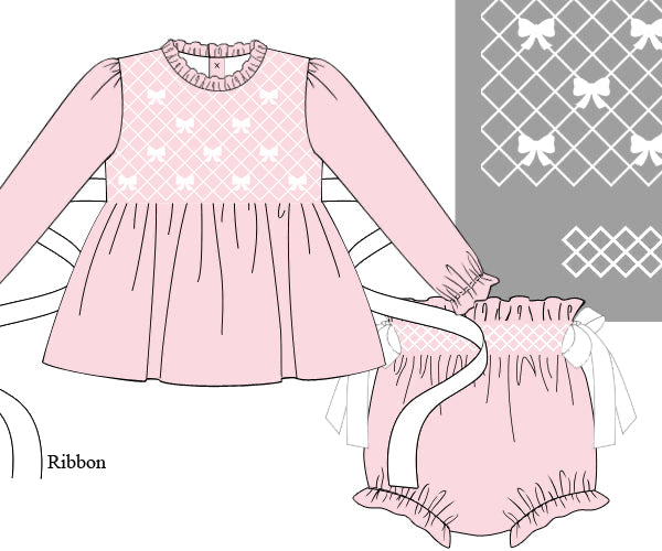 Bow Pretty Heirloom Diaper Cover Set