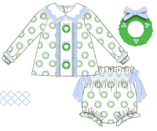 Little Noel Diaper Cover Set