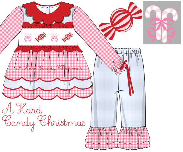 Hard Candy Christmas Pant Set