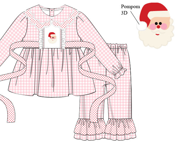 Ho Ho Center Smock Pant Set