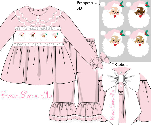 Santa Loves Me Pant Set