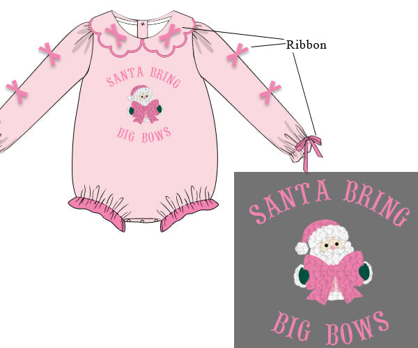 Santa Bring Big Bows Bubble
