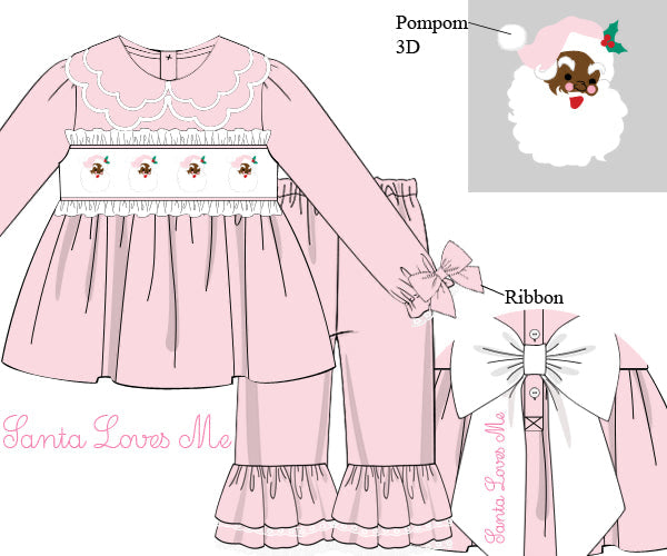 Santa Loves Me Pant Set