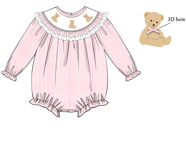 Teddy Love Girls Bubble