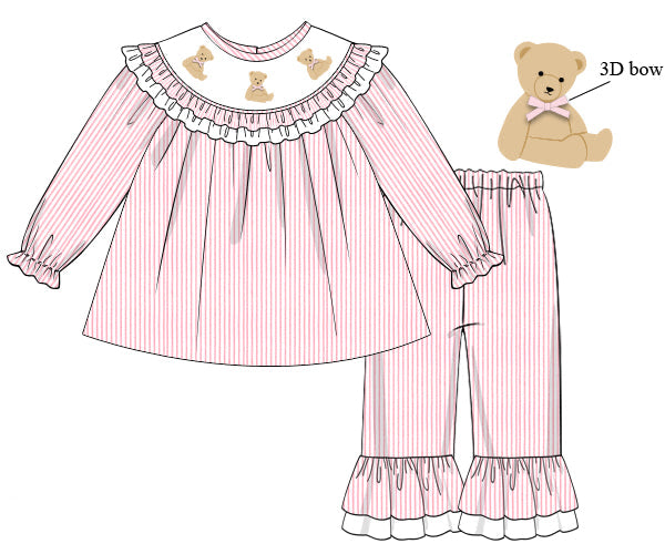 Teddy Love Girls Pant Set