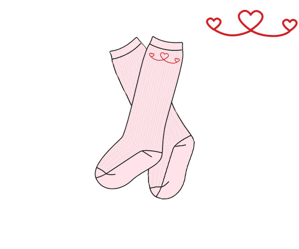 Because He First Loved Us Socks