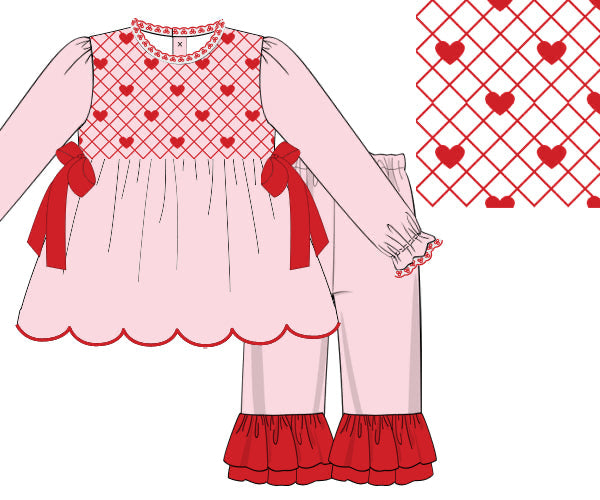Sweetheart Pant Set