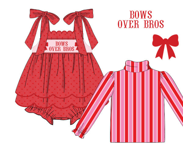 Bows Over Bros Skirted Bubble