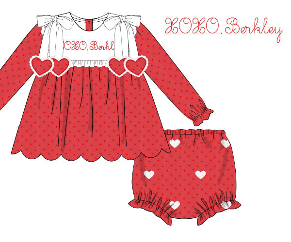 XOXO Diaper Cover Set
