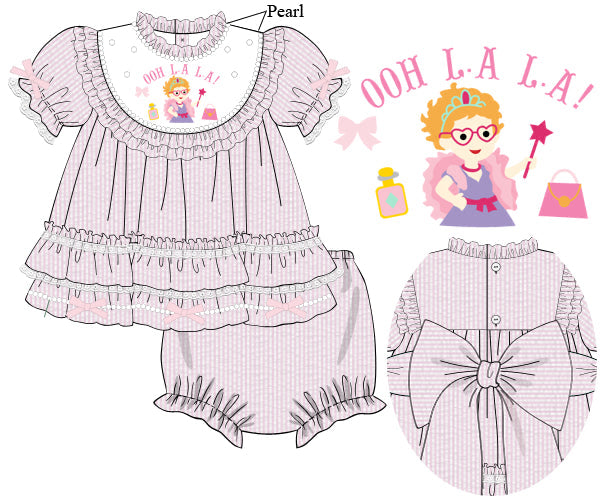 Fancy Nancy Diaper Cover Set