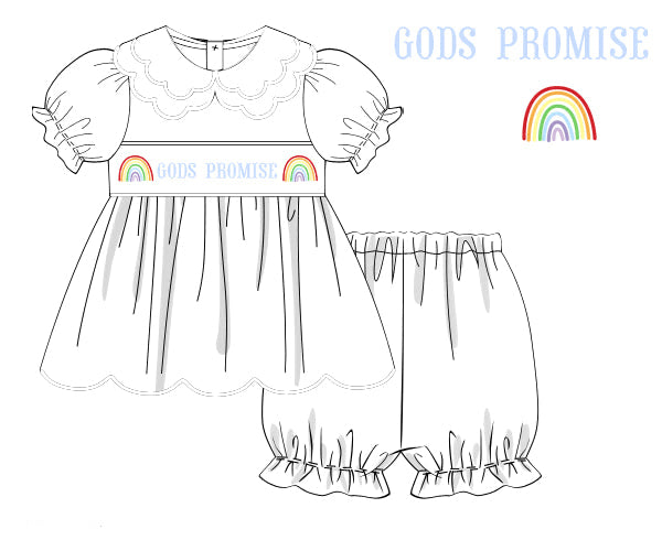 Gods Promise Girls Bloomer Set