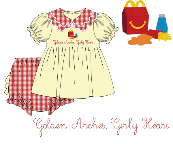 Golden Arches Diaper Set