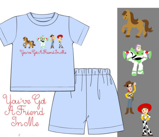 You've Got A Friend In Me Short Set