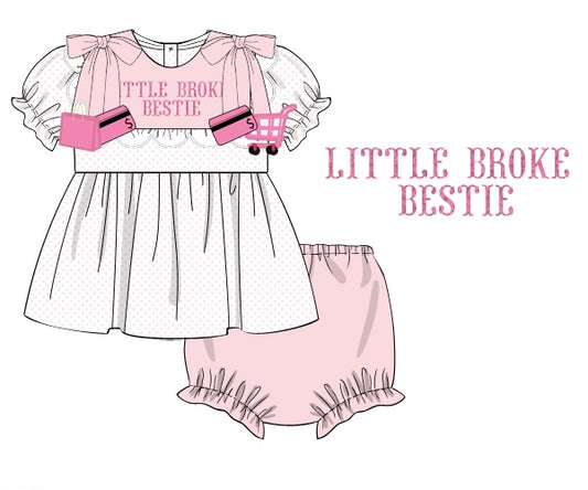 Little Broke Bestie Bloomer Set