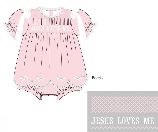 Jesus Loves Me Skirted Bubble