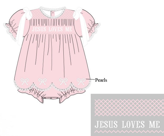 Jesus Loves Me Skirted Bubble