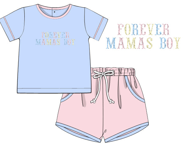 Forever Mamas Boy Shorty Set
