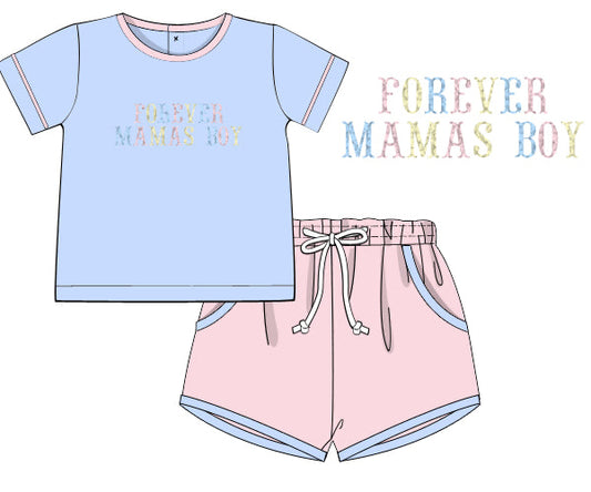 Forever Mamas Boy Shorty Set