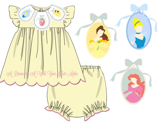 A Dream Is A Wish Diaper Cover Set