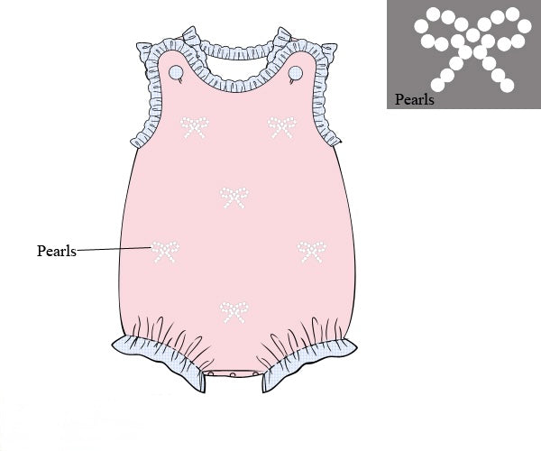 Pearl Bow Sleeveless Bubble