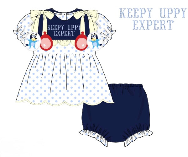 Girls Keepy Uppy Diaper Cover Set