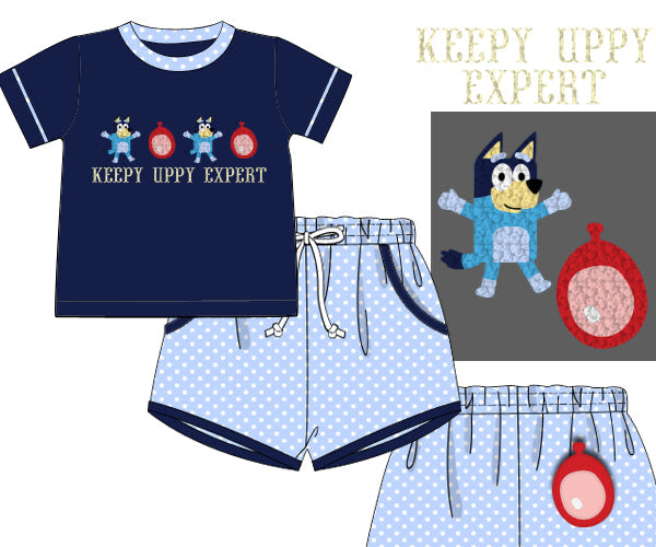 Keep Uppy Boys Shorty Set
