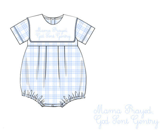 Mama Prayed Boys Custom Bubble