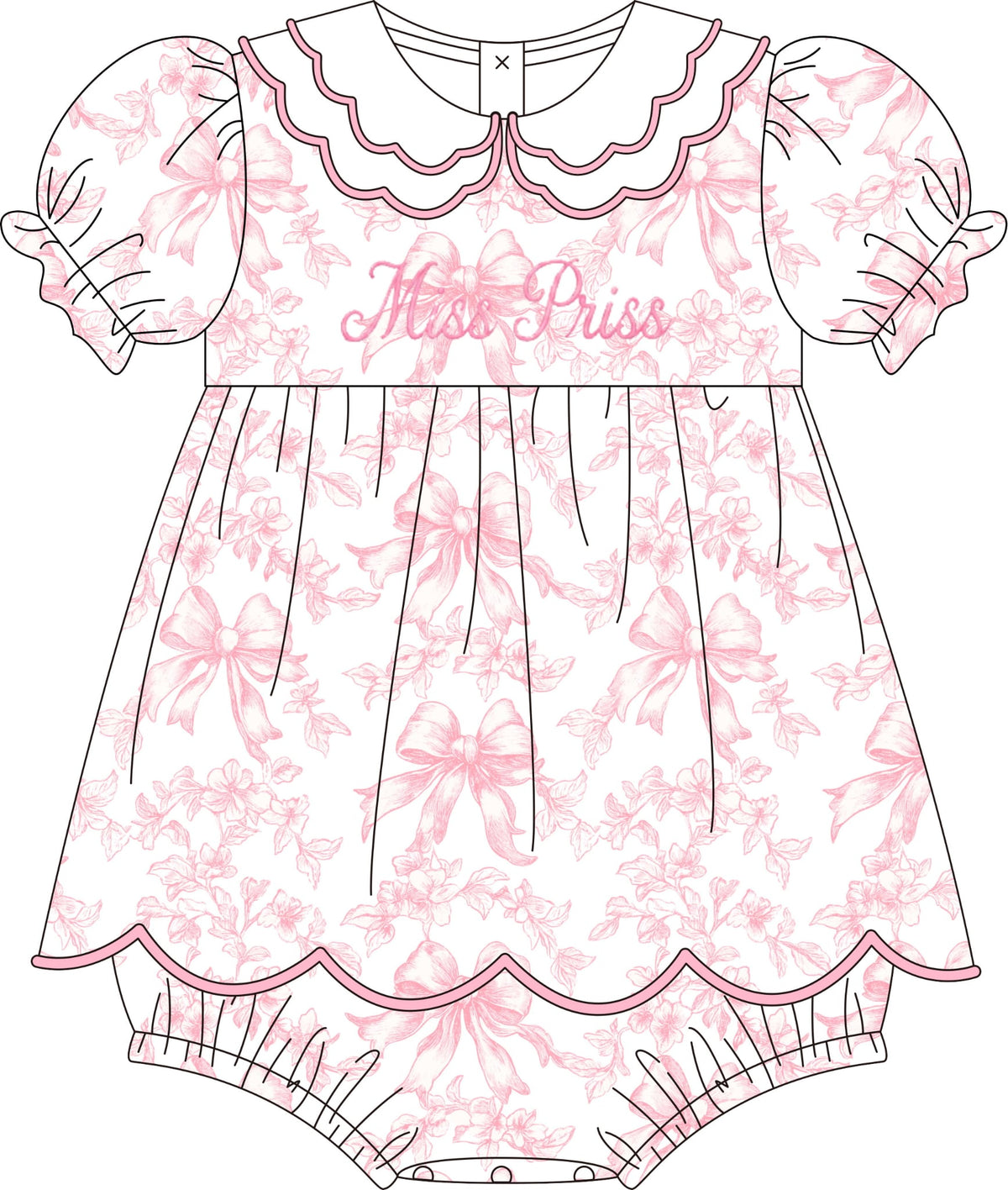 Miss Priss Skirted Bubble